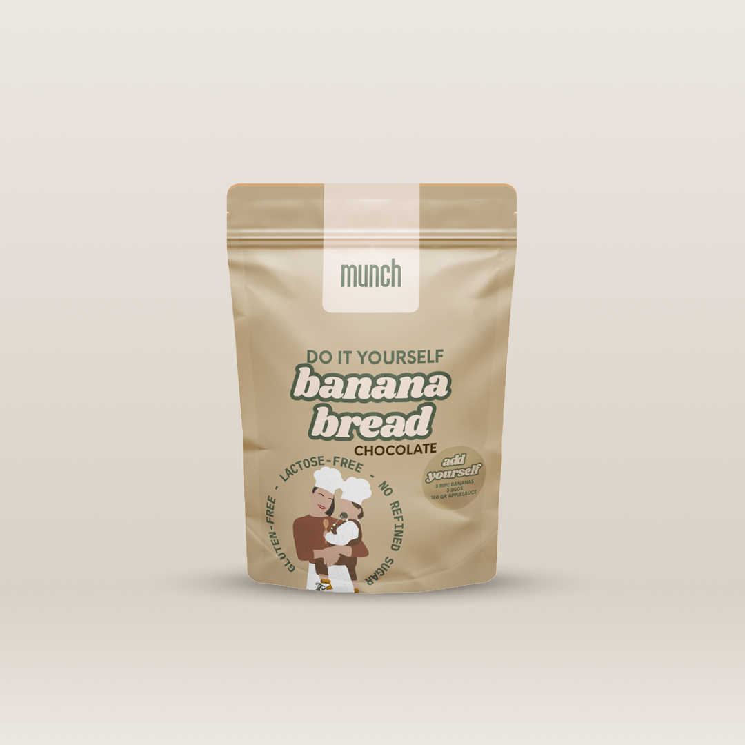 DIY bananabread: choco | Gezond chocolade bananenbrood | 100% natuurlijk | DIY pakket