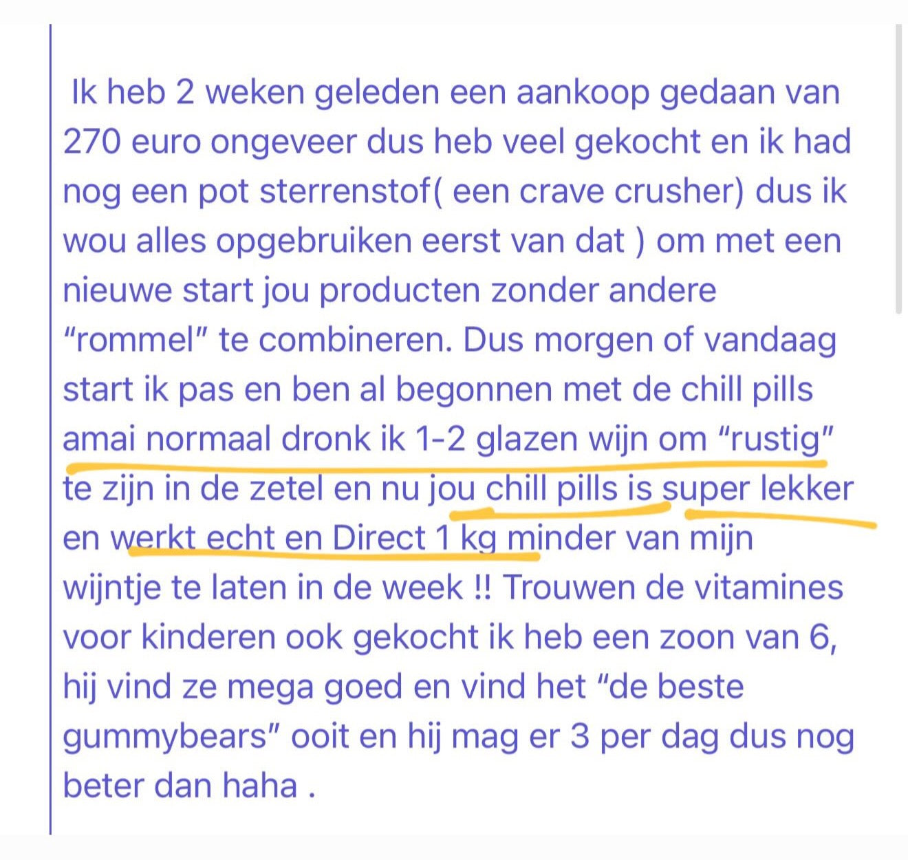 Chill pill | Stress verlagend & ontspannend | 100% natuurlijk | 60 gummies