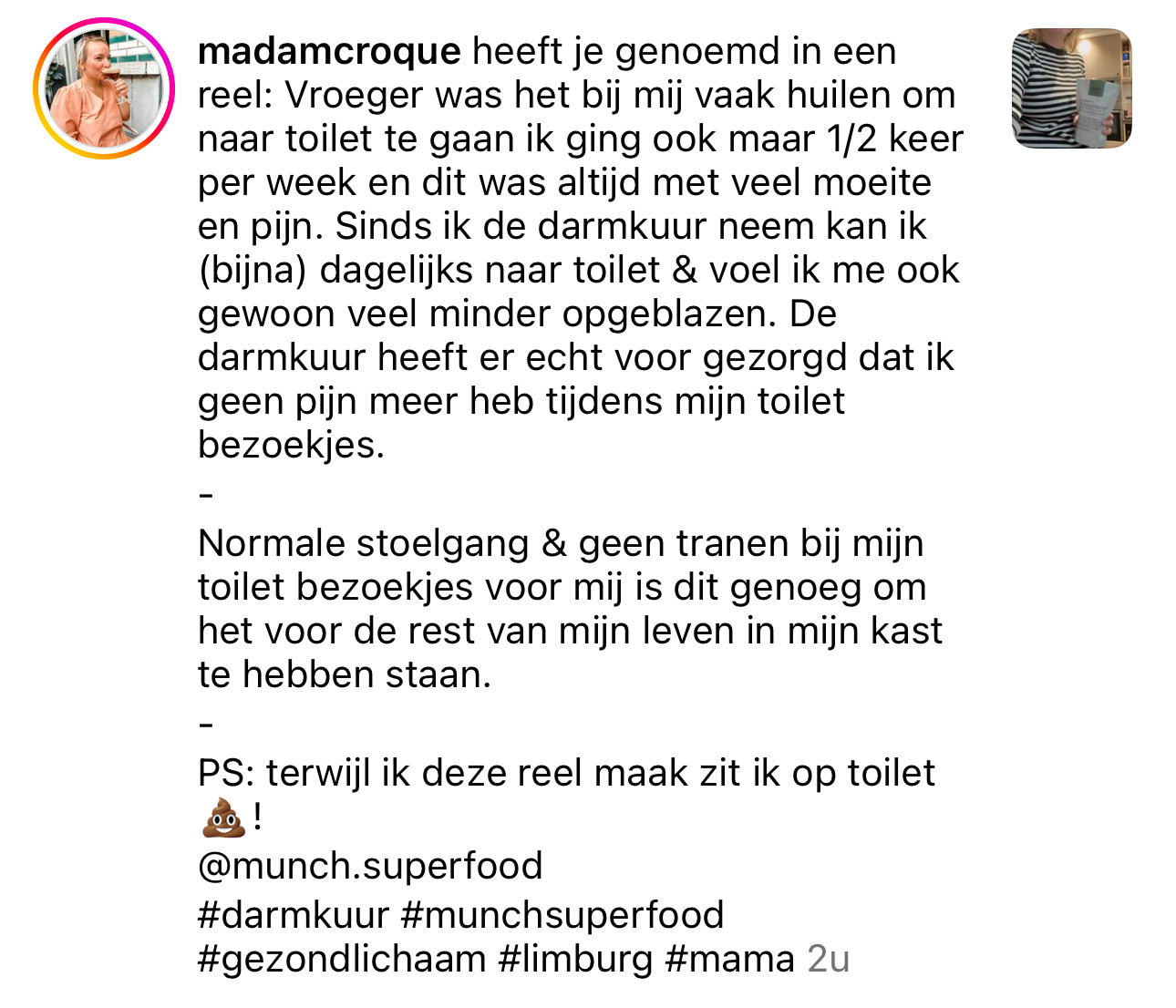 Darmkuur* | Herstelling darmflora & minder opgeblazen gevoel | 100% natuurlijk | 150 gram