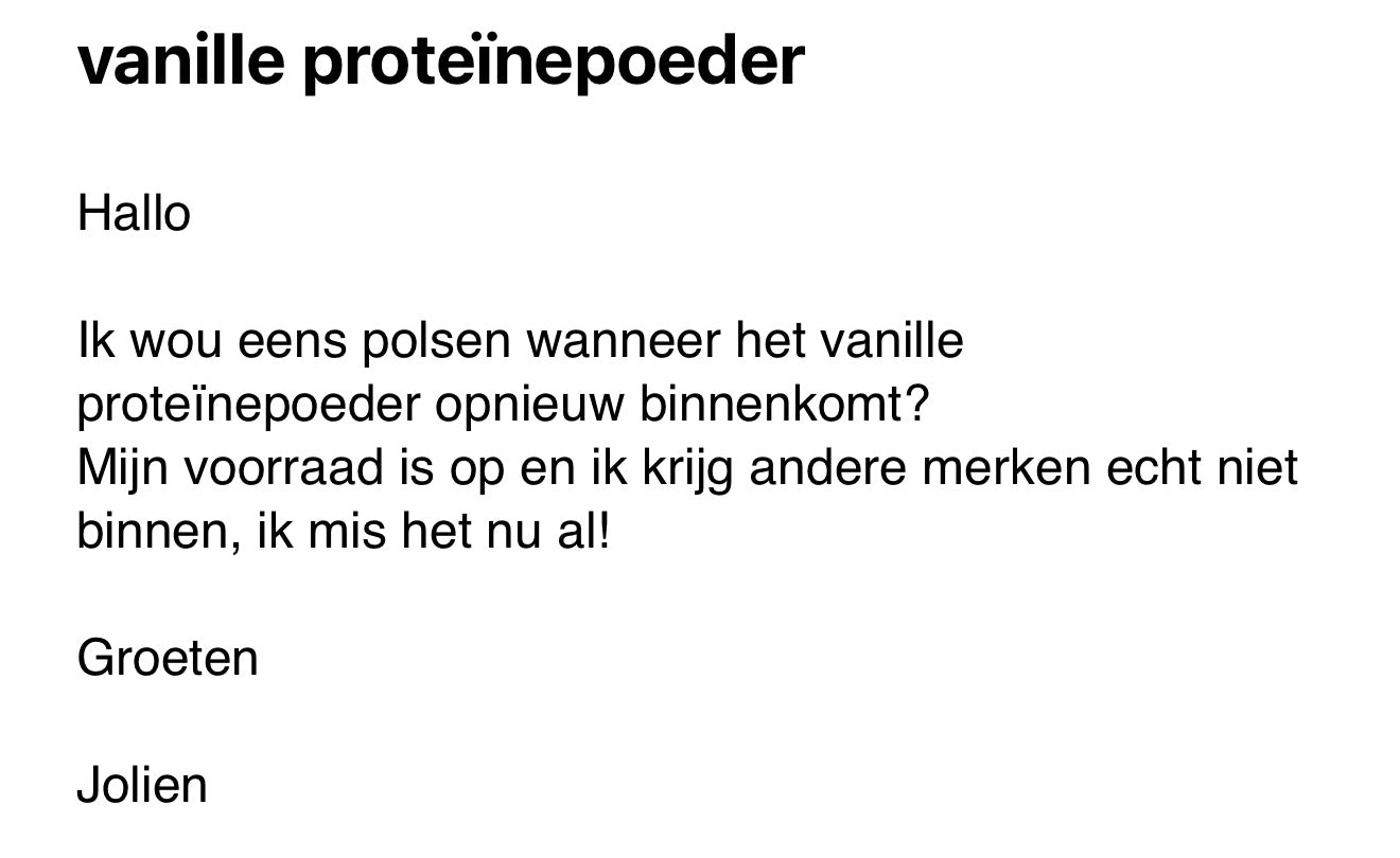 Vanilla protein | Build muscle & recover faster | 100% natural | 600 grams