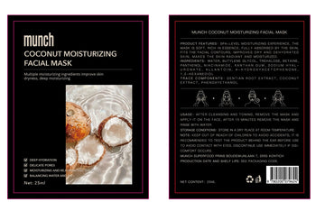 Hydrating mask sheet coconut | Hydrateert de huid | 100% natuurlijk