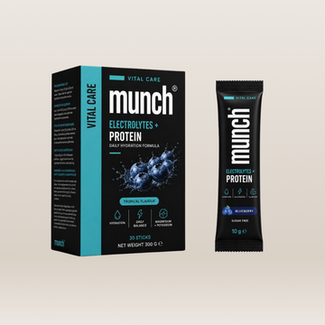 Electrolytes + Protein (Blueberry) | Mineralen* & vitamine C* | 100% natuurlijk (B2B)