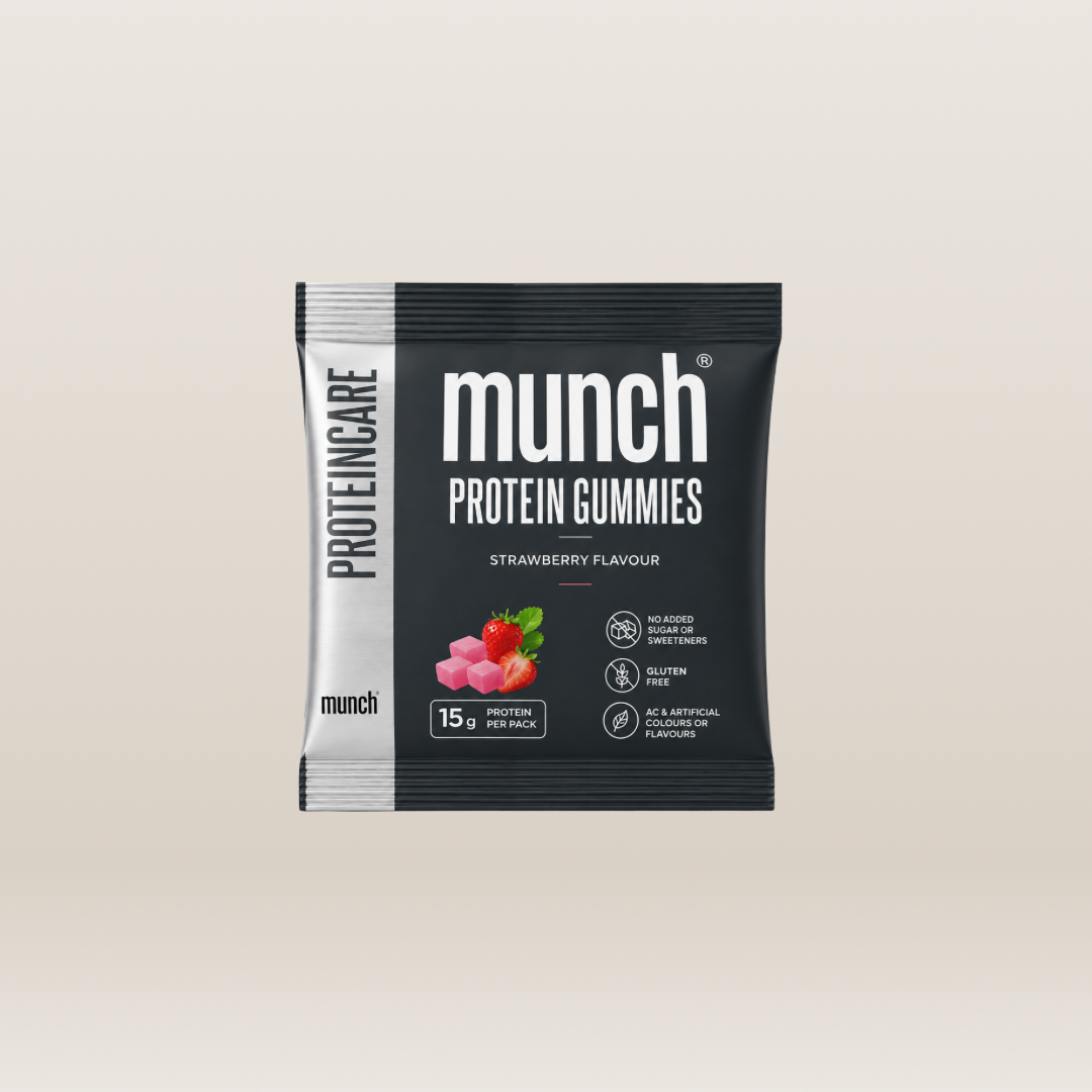 Protein gummies aardbei | Eiwitten dragen bij tot de groei van spiermassa* | 100% natuurlijk