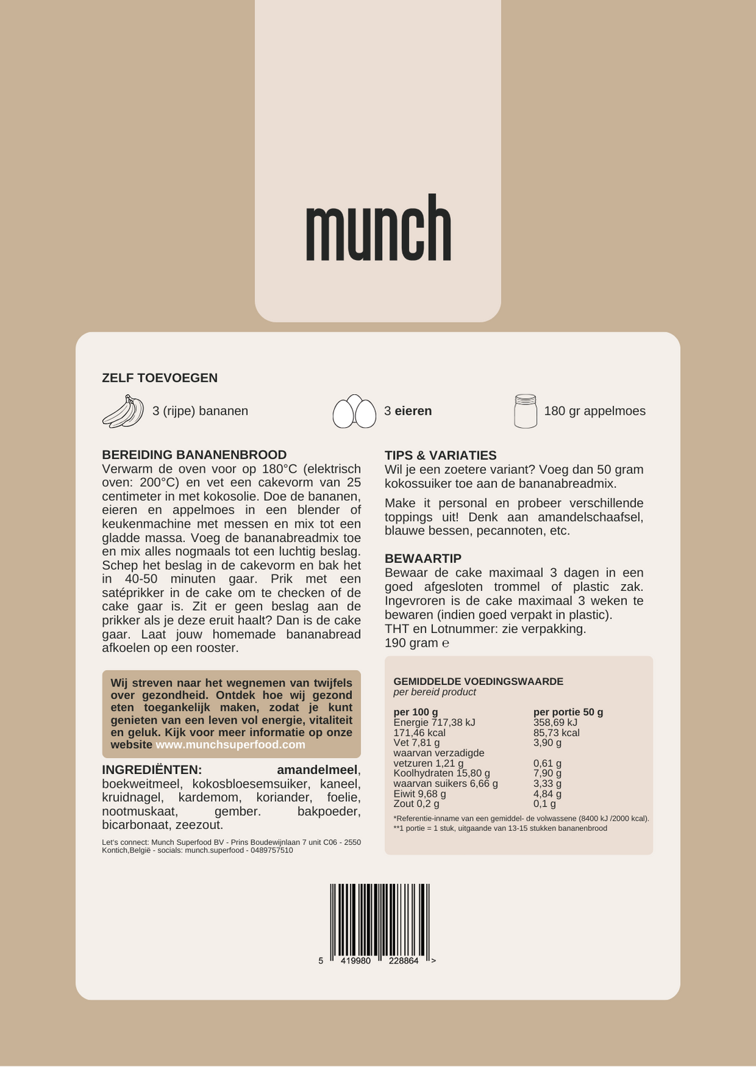 DIY bananabread: pumpkin spice | Gezonde herfstfavoriet | Gemakkelijk te maken