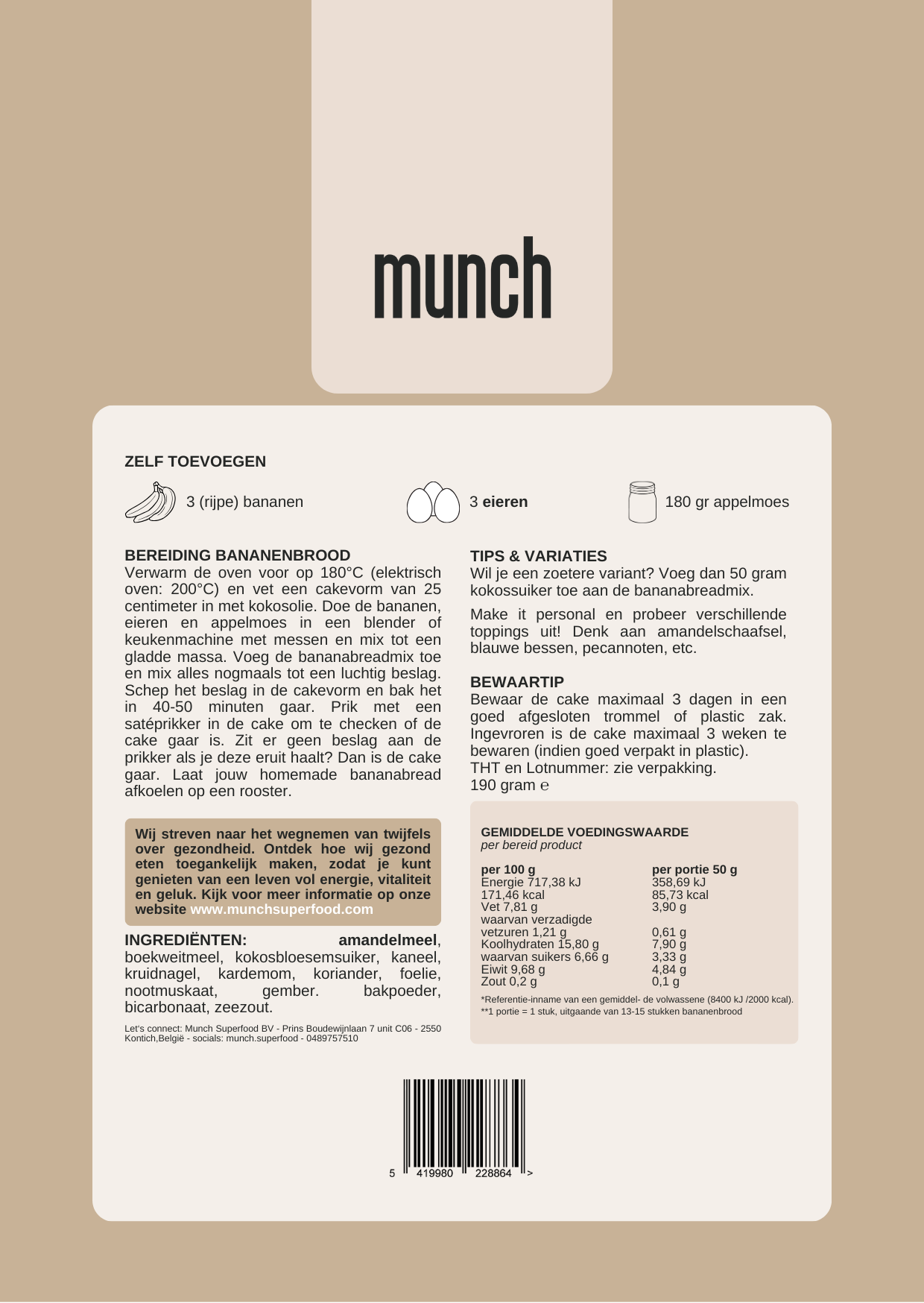 DIY bananabread: pumpkin spice | Gezonde herfstfavoriet | Gemakkelijk te maken