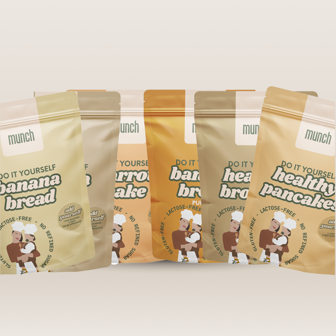 DIY: I want them all | Healthy brownie, carrot cake, banana bread, banana bread choco, banana bread pumpkin & pancakes | 100% natural | DIY package