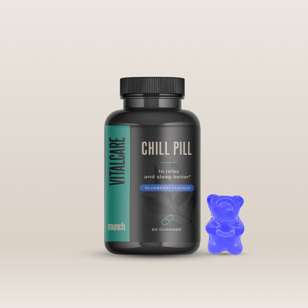 Chill pill | Stress verlagend & ontspannend | 100% natuurlijk | 60 gummies