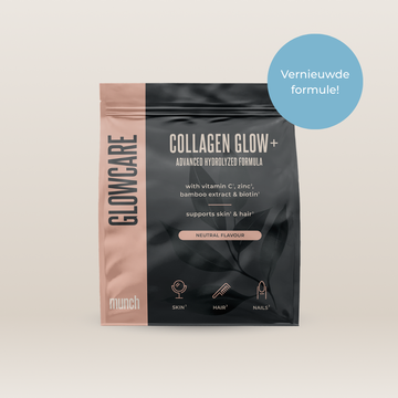Collagen Glow+ Advanced Formula - Neutral Flavour | Ondersteunt huid, haar & gewrichten | 100% natuurlijk | 300 gram