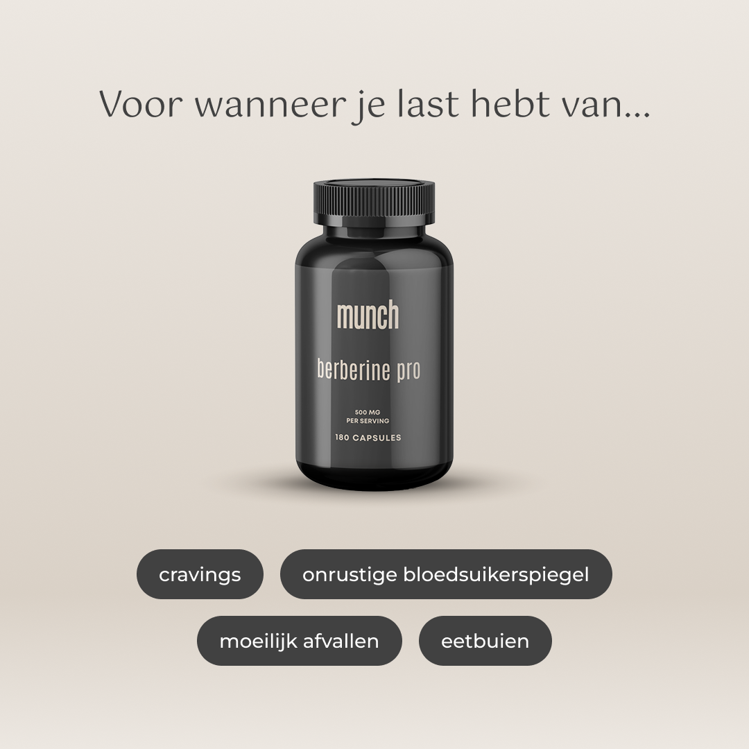 Berberine Pro | Ondersteunt bloedsuikerspiegel & vetverbranding | 100% natuurlijk