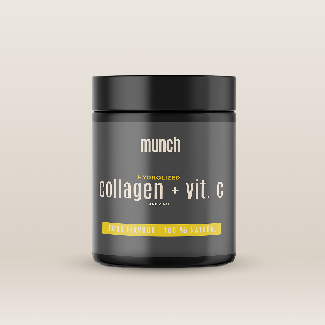 Hydrolized Collageen Vit. C + Zinc - Citroen | Stralende huid & sterk immuunsysteem | 100% natuurlijk | 300 gram