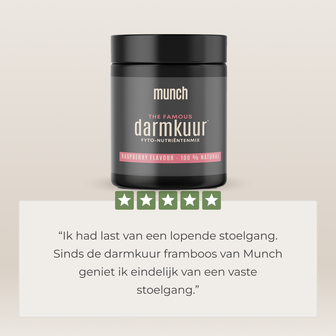 Darmkuur* Framboos  Travel Kit | Herstelling darmflora & tegen lopende stoelgang | 100% natuurlijk | 15 sticks