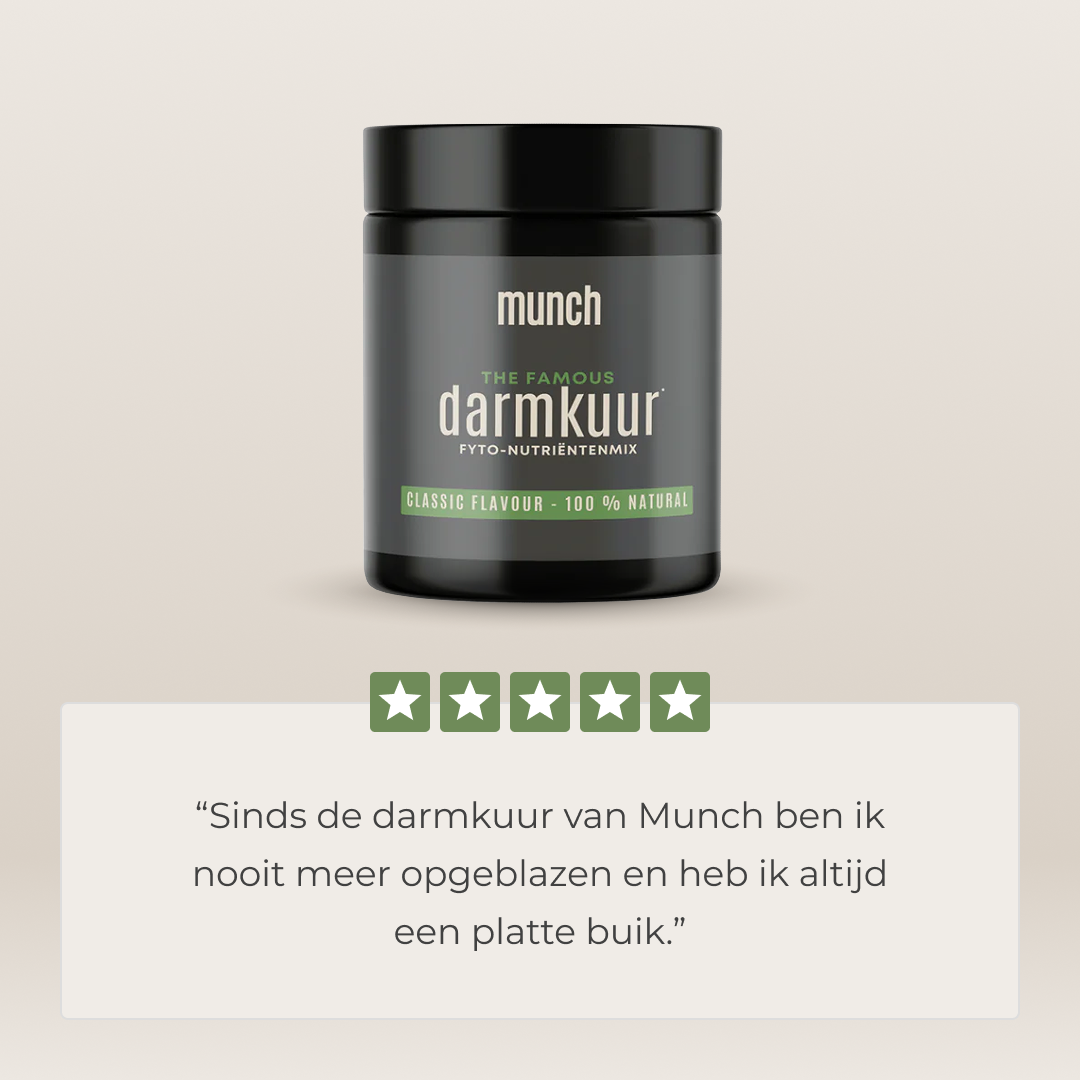 Darmkuur* | Herstelling darmflora & minder opgeblazen gevoel | 100% natuurlijk | 150 gram