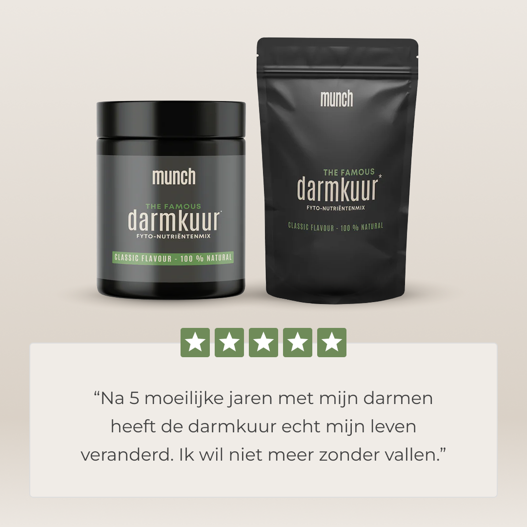 Darmkuur* | Herstelling darmflora & minder opgeblazen gevoel | 100% natuurlijk | 150 gram