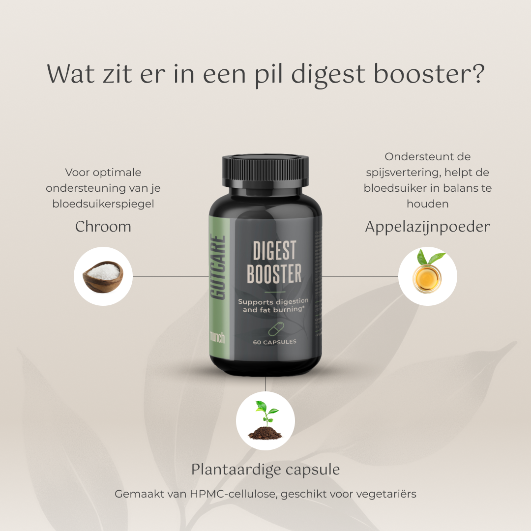 Digest Booster | Ondersteunt vertering & gewichtsbeheersing | 100% natuurlijk