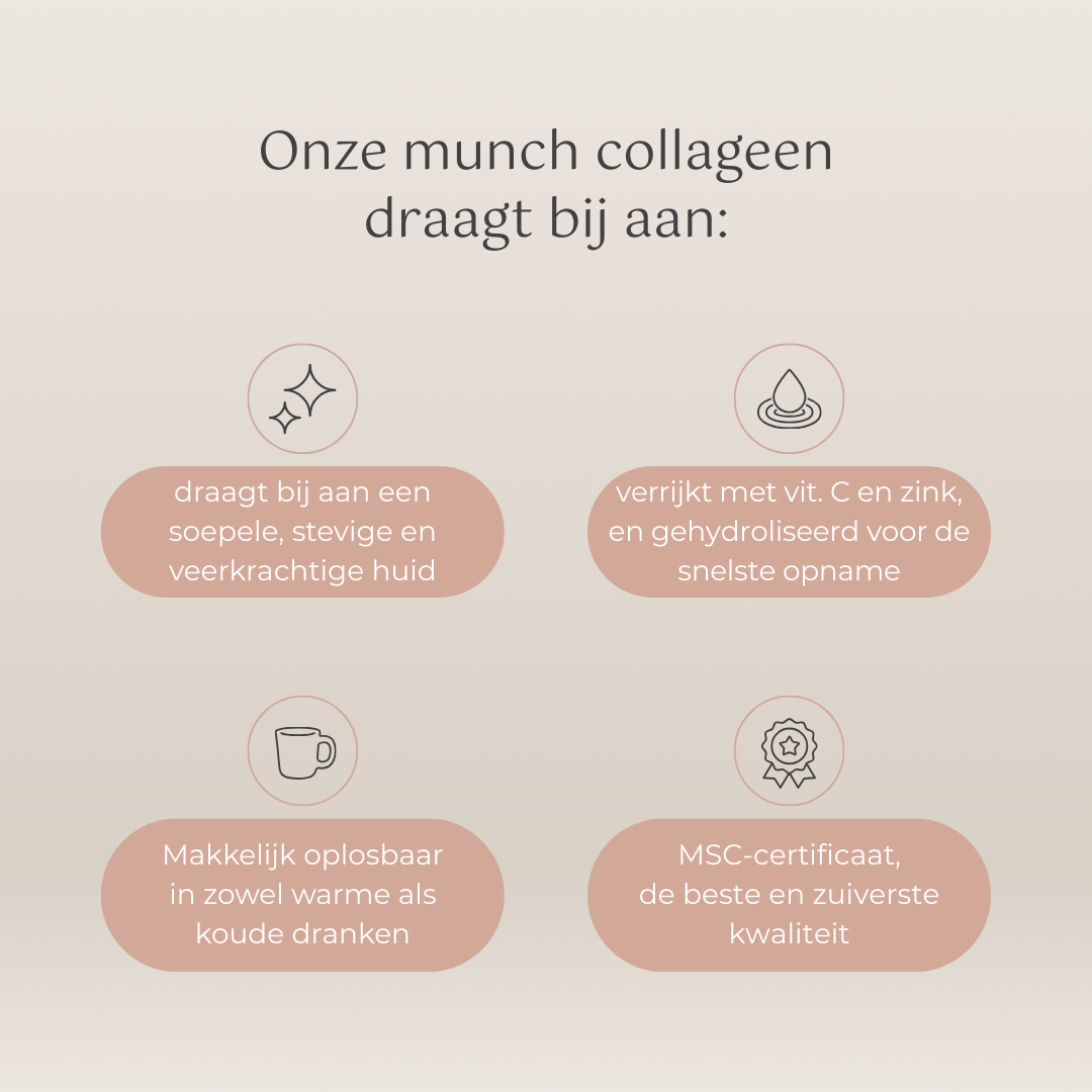 Collagen Glow+ Advanced Formula - Neutral Flavour | Ondersteunt huid, haar & gewrichten | 100% natuurlijk | 300 gram