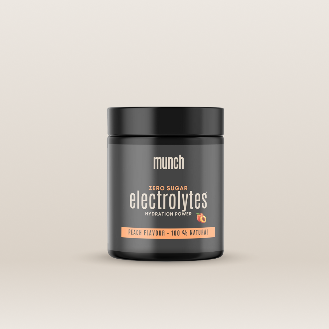 Électrolytes Pêche | Hydratation et récupération d'énergie | 100 % naturel | 105 grammes