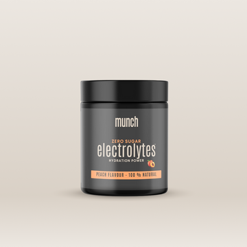 Électrolytes Pêche | Hydratation et récupération d'énergie | 100 % naturel | 105 grammes