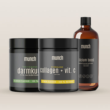 Glowing Skin & Hair Growth Pakket | Stralende huid & sterker haar | Collageen, silicium & meer