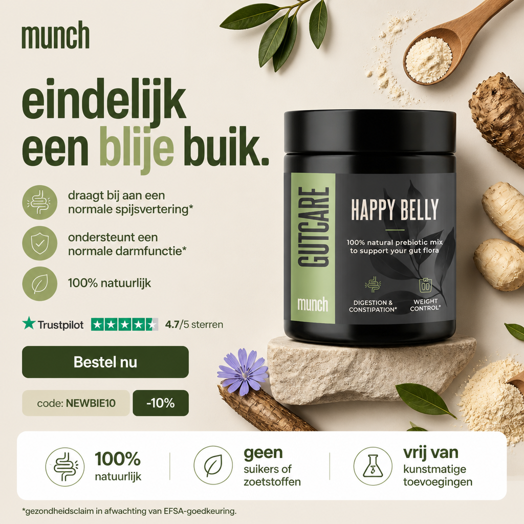 Happy belly* | Ondersteuning van je spijsvertering* & een lichter gevoel in je buik* | 100% natuurlijk | 150 gram
