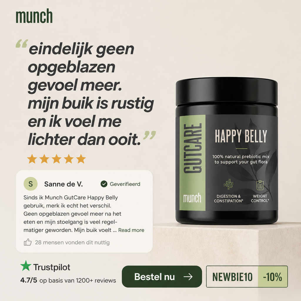 Happy Belly* | Restaure la flore intestinale et réduit les ballonnements | 100 % naturel | 150 grammes