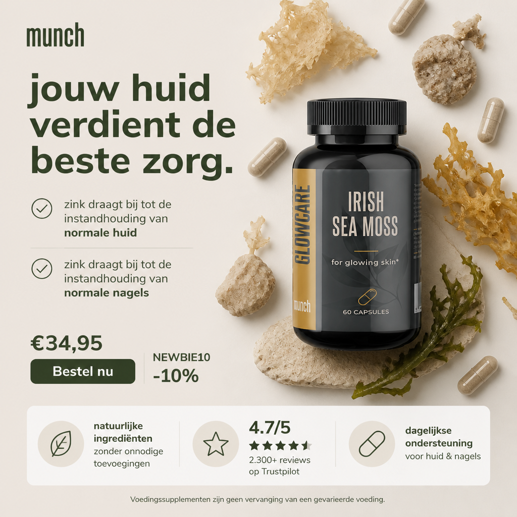 Sea Moss | Met zink* voor huid, haar & nagels | 100% natuurlijk
