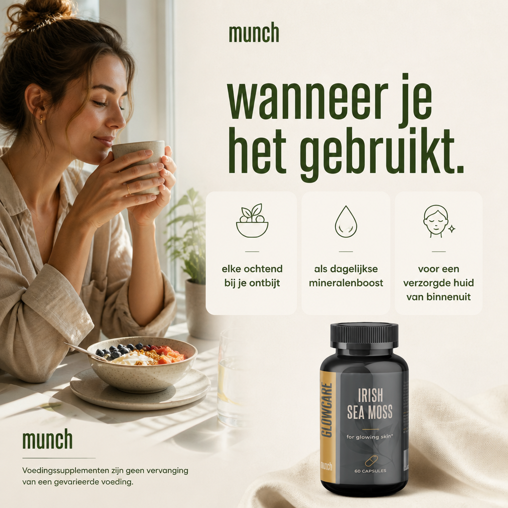 Sea Moss | Met zink* voor huid, haar & nagels | 100% natuurlijk