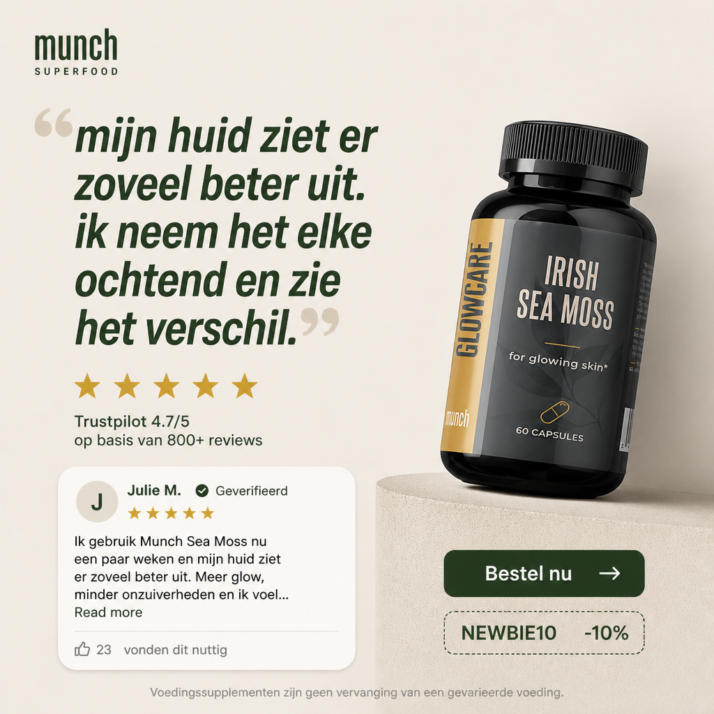Sea Moss | Met zink* voor huid, haar & nagels | 100% natuurlijk