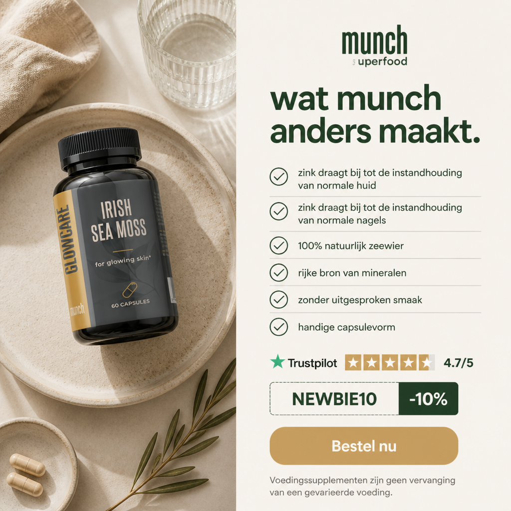Sea Moss | Met zink* voor huid, haar & nagels | 100% natuurlijk
