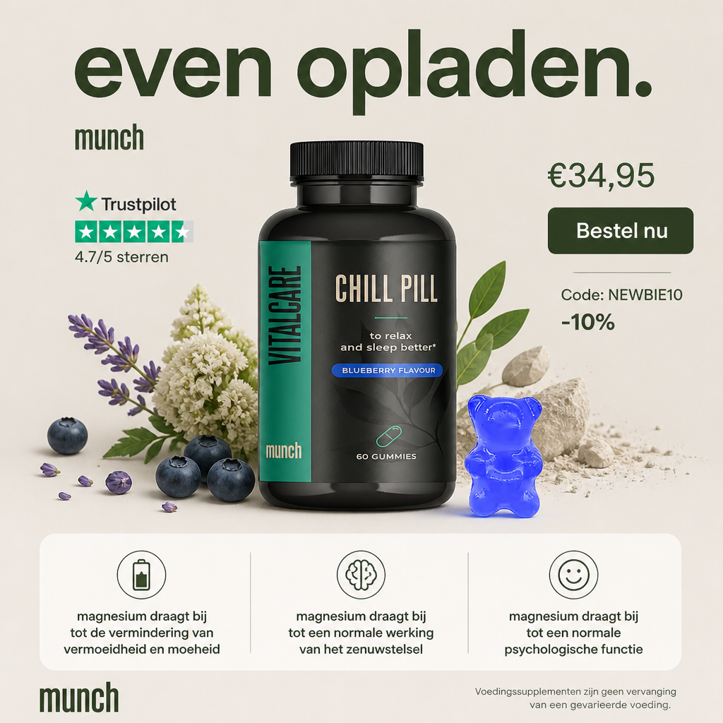 Chill pill | Stress-relieving & relaxing | 100% natural | 60 gummies