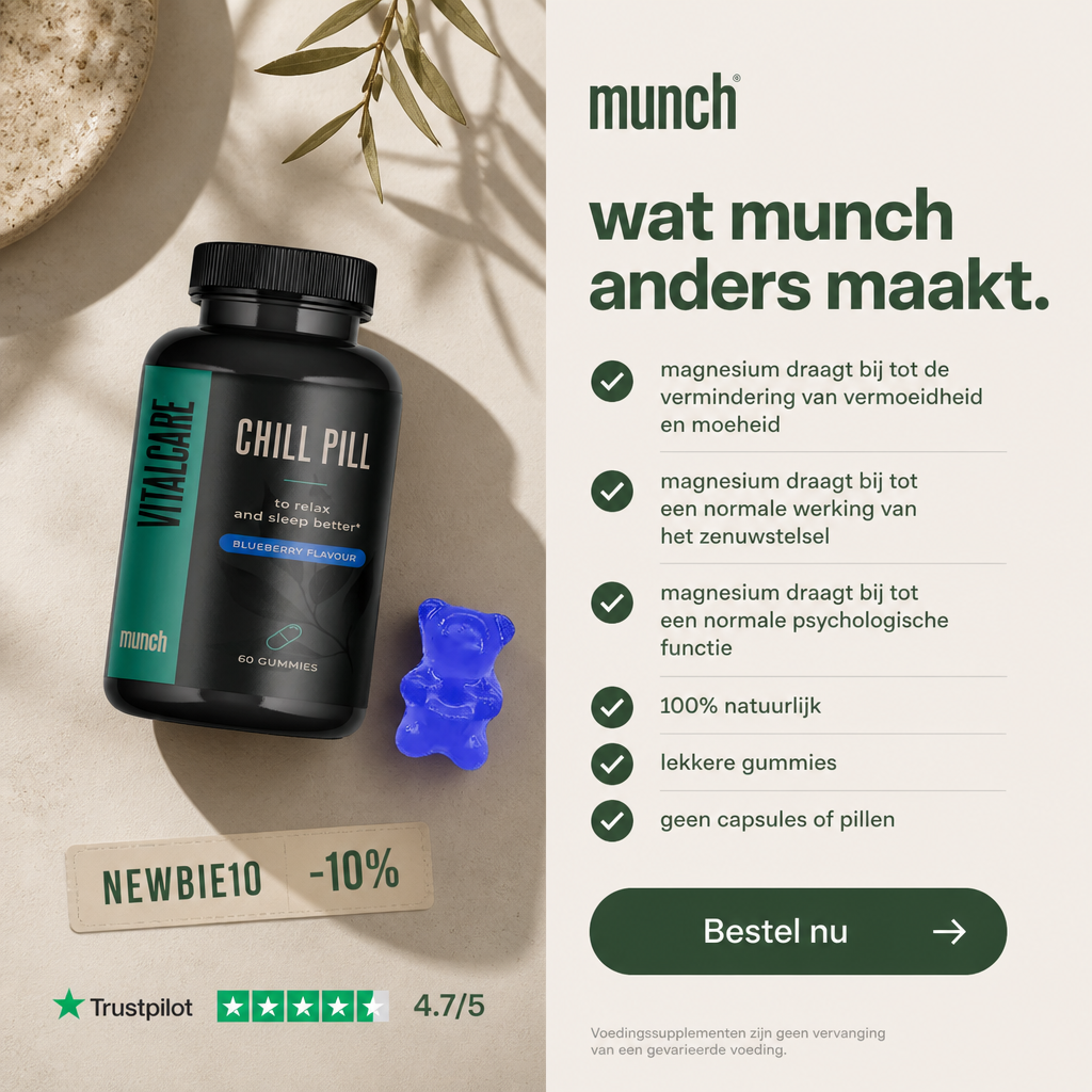 Chill pill | Stress-relieving & relaxing | 100% natural | 60 gummies