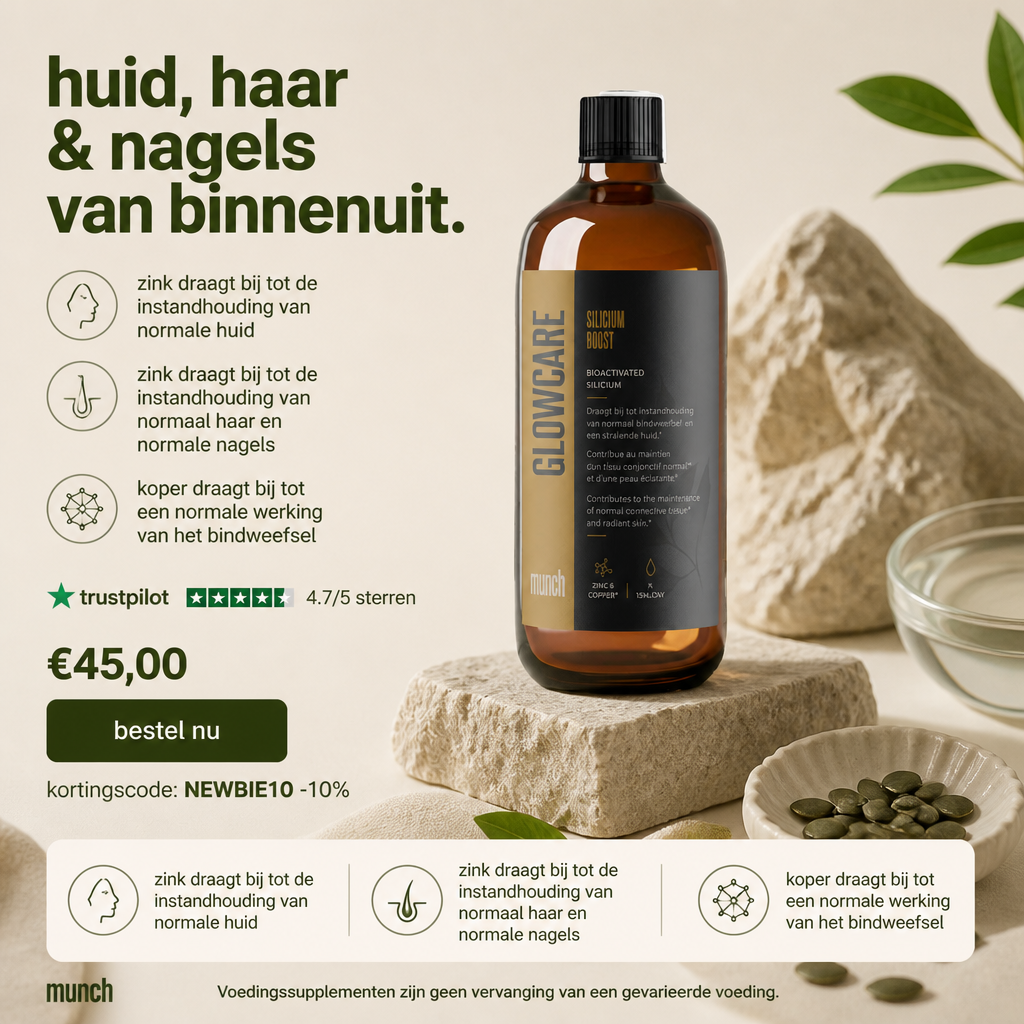 PRE-ORDER: Silicium | Met zink* voor huid, haar en nagels | 100% natuurlijk | 1L