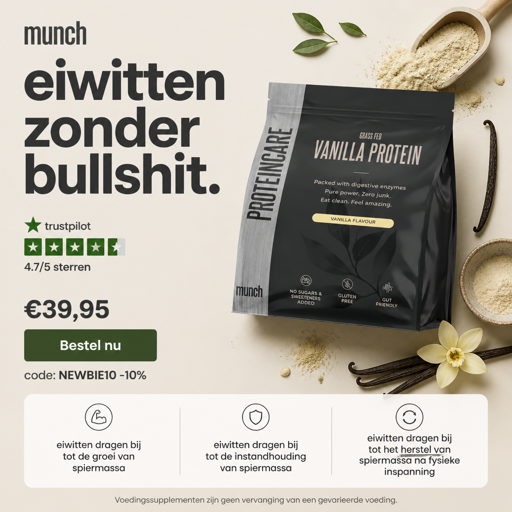 Protéine à la vanille | Développez vos muscles et récupérez plus rapidement | 100 % naturelle | 600 grammes