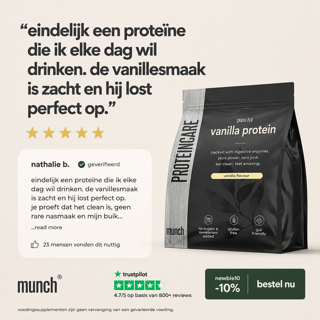 Protéine à la vanille | Développez vos muscles et récupérez plus rapidement | 100 % naturelle | 600 grammes