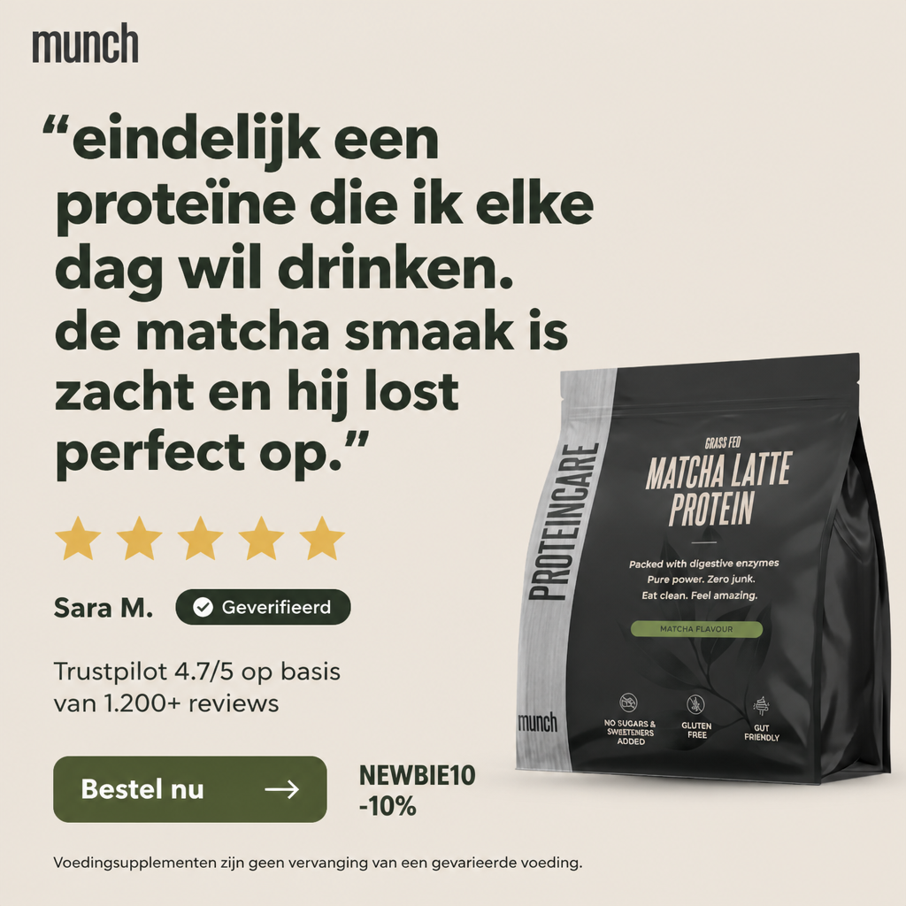 Matcha Latte Protéines | Développez vos muscles et récupérez plus rapidement | 100 % naturel | 600 grammes