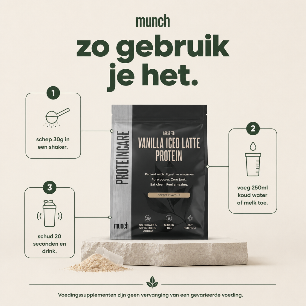 Protéines Vanilla Iced Latte | Développez vos muscles et récupérez plus rapidement | 100 % naturel | 600 grammes