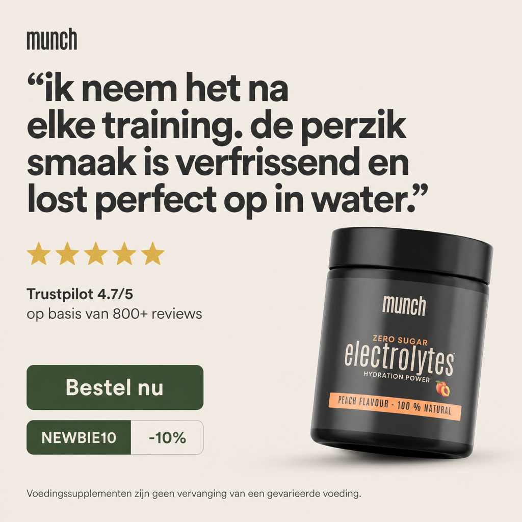 Électrolytes Pêche | Hydratation et récupération d'énergie | 100 % naturel | 105 grammes