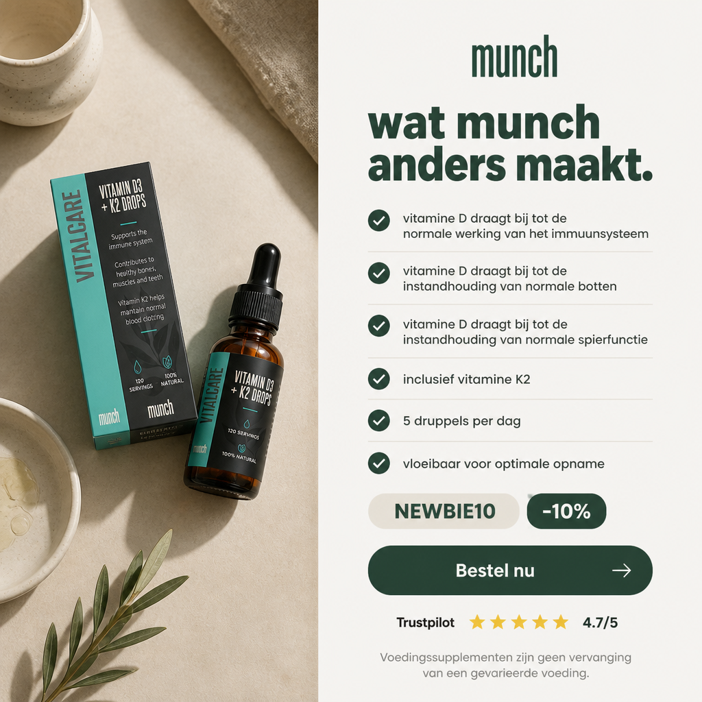 Vitamin D3* + K2** | Dagelijkse ondersteuning | 240 ML
