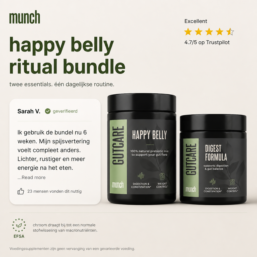 Happy belly Ritual* Happy belly mango + Digest Formula | Ondersteuning van je spijsvertering* & een lichter gevoel in je buik* | 100% natuurlijk