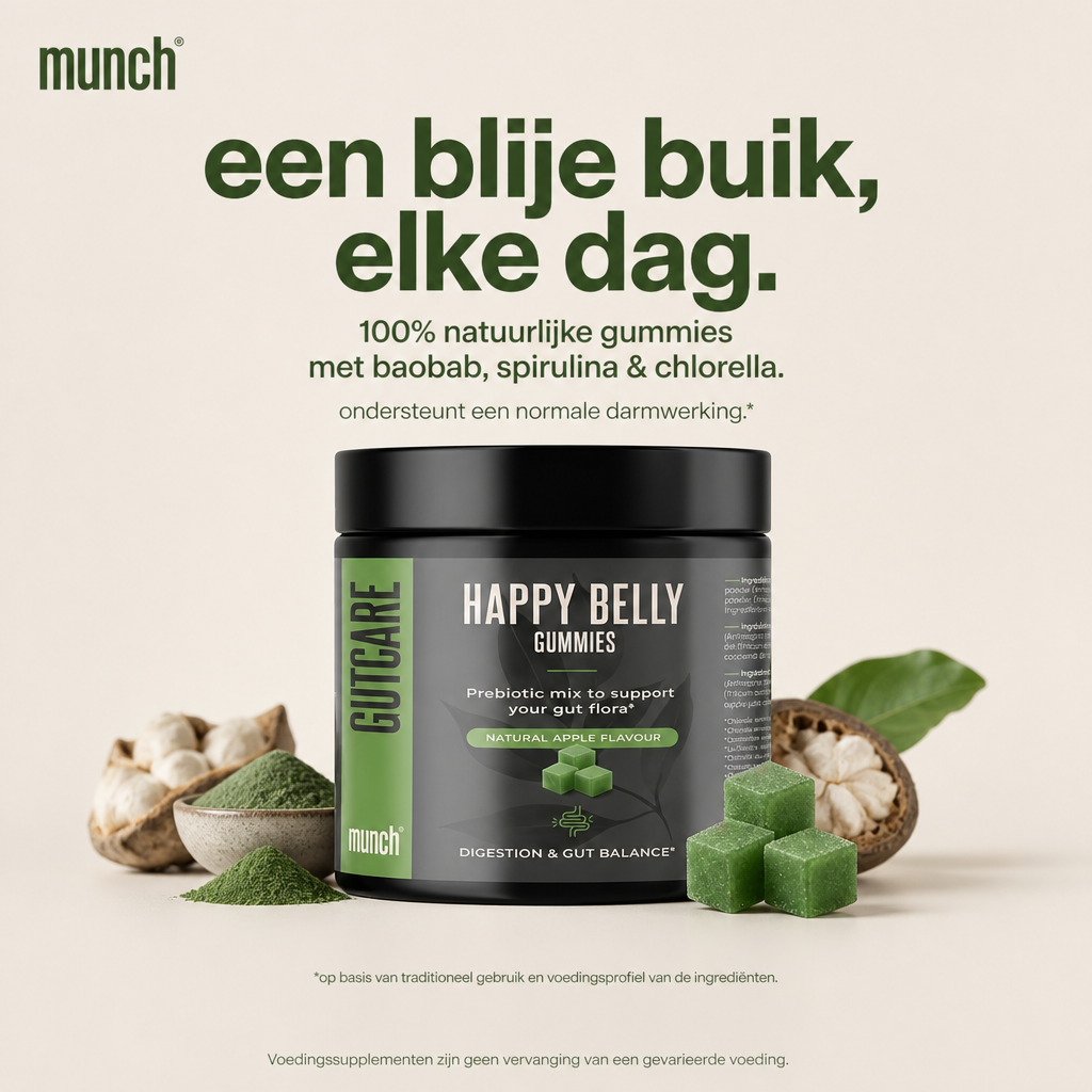 Happy belly gummies* | Ondersteuning van je spijsvertering* & een lichter gevoel in je buik* | 100% natuurlijk