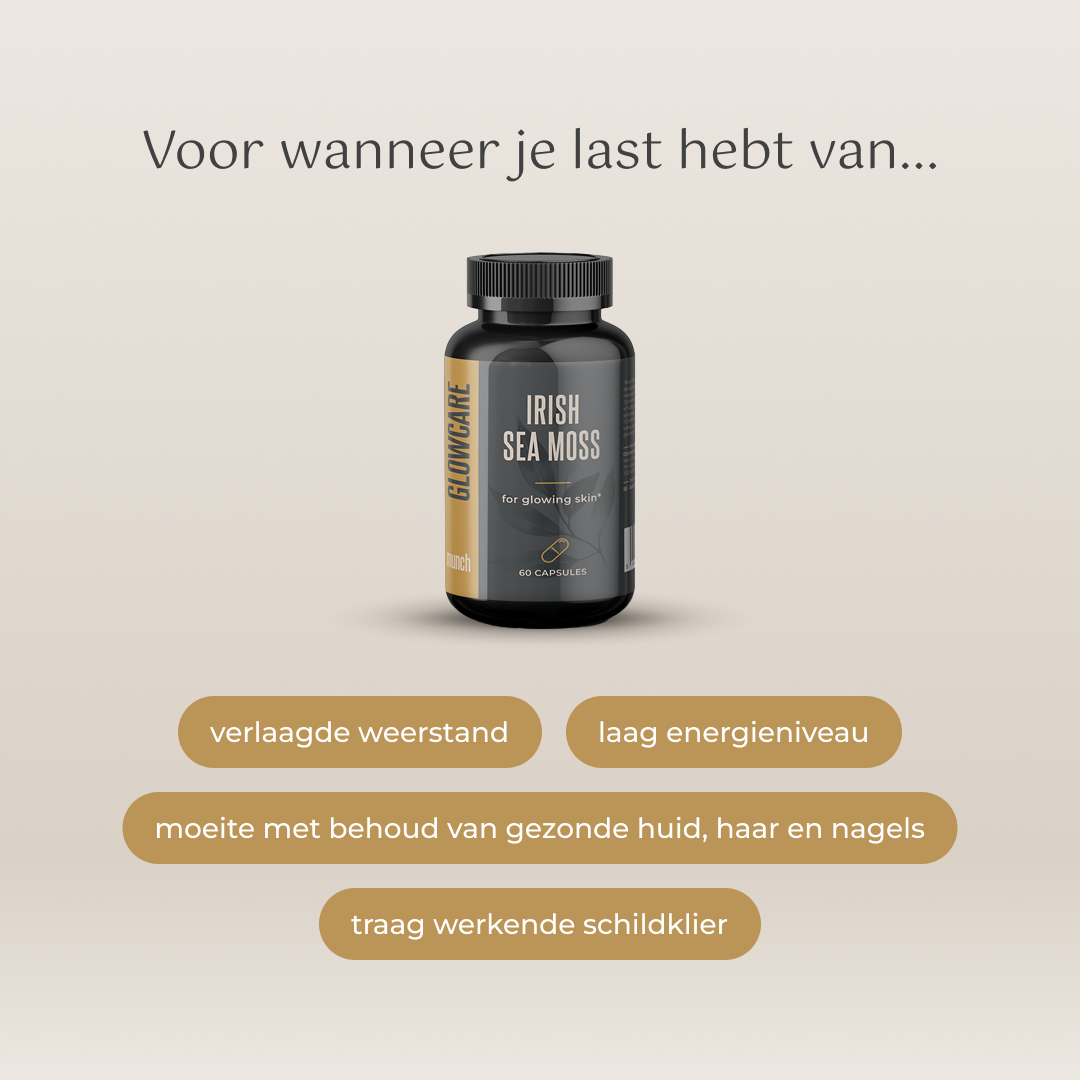 Sea Moss | Glowing Skin | 92 Mineralen | Ondersteuning schildklier