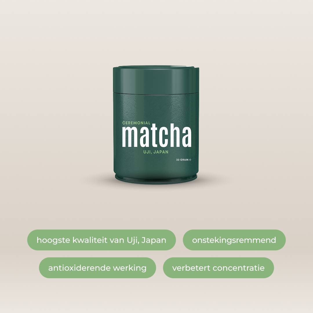 Ceremonial Matcha | Premium matcha voor focus & energie | 100% natuurlijk