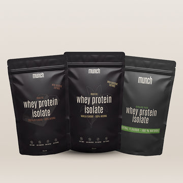 Proteïne bundel | Chocolade, vanille & neutrale proteïne  | 100% natuurlijk | 600 gram