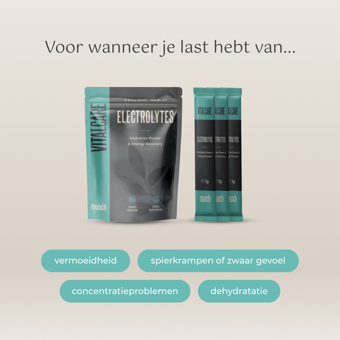 Electrolytes Peach Travel Kit | Hydration & Energy Recovery | 100% Natural | 15 Sticks